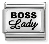 Nomination Composable Classic Link 330109/35 Boss Lady in 925 Silver